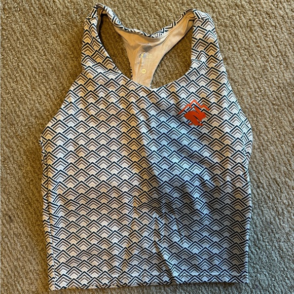 rabbit Women's Crusher Crop Top blue - Picture 2 of 3